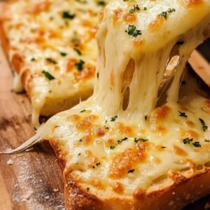 Chicken Garlic Bread With Cheese